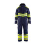 Hi-Vis Winter Overall - Navy blue/Hi-vis yellow - 4XL