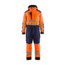 Hi-Vis Winter Overall - Orange/Navy blue - 4XL