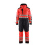 Hi-Vis Winter Overall - Red hi-vis/black - 4XL