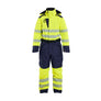 Women’s Winter Overall Hi-Vis - Hi-vis yellow/navy blue - L