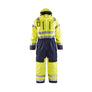 Hi-Vis Winter overall - Hi-vis yellow/navy blue - 32R