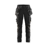 Women's craftsman Work Trousers with Stretch - Black - 10R