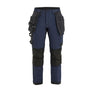 Women's Craftsman Work Trousers 4-way stretch - Dark navy/Black - 10R