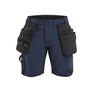 Women's Craftsman shorts 4-way stretch - Dark navy/Black - 10R