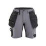 Women's Craftsman shorts 4-way stretch - Mid grey/Black - 10R