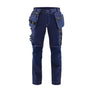 Women's Craftsman Work Trousers with Stretch - Navy Blue - 10R