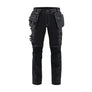 Women's Craftsman Work Trousers with Stretch - Black - 10R