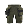Women's Craftsman shorts stretch - Forest Night/Black - 10R