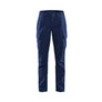 Women's industry Work Trousers stretch - Navy blue/Cornflower blue - 10R