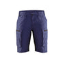 Women's service shorts with stretch - Navy blue/Black - 10R