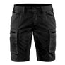 Women's service shorts with stretch - Black - 10R