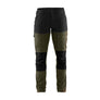 Women's Service Work Trousers with Stretch - Forest Night/Black - 10R