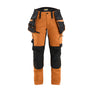 STRIKER Women's Craftsman Work Trousers with Stretch - Rust/Black - 10R