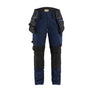 STRIKER Women's Craftsman Work Trousers with Stretch - Dark navy/Black - 10R