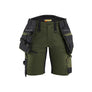 STRIKER Women's Craftsman Shorts with Stretch - Forest Night/Black - 10R
