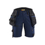 STRIKER Women's Craftsman Shorts with Stretch - Dark navy/Black - 10R