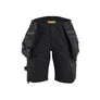 STRIKER Women's Craftsman Shorts with Stretch - Black/Black - 10R