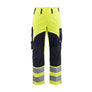 Women's Multinorm Inherent Work Trousers - Hi-vis yellow/navy blue - 10R