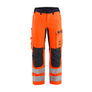 Women's Multinorm inherent Work Trousers with stretch - Orange/Navy blue - 10R