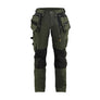 Women's Craftsman Work Trousers X1900 Stretch - Forest Night/Black - 10R