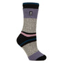 Ladies Soft Warm Winter Stripe Patterned Thermal Socks