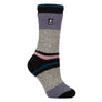 Ladies Soft Warm Winter Stripe Patterned Thermal Socks