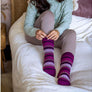 Ladies Soft Warm Winter Stripe Patterned Thermal Socks
