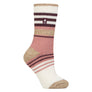 Ladies Winter Varied Stripe Patterned Thermal Socks for Winter