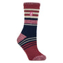 Ladies Winter Varied Stripe Patterned Thermal Socks for Winter