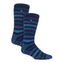 2 Pair Mens Winter Crew Slipper Socks