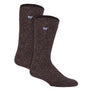 Mens 2 Pack Merino Wool Thermal Socks