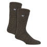 Mens 2 Pack Merino Wool Thermal Socks