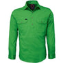 Emerald Green Long Sleeved Closed Australian Work Shirt