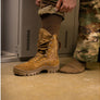 Mens Merino Wool Mid-Calf Lightweight Tactical Cushioned Boot Socks