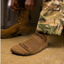 Mens Merino Wool Mid-Calf Lightweight Tactical Cushioned Boot Socks