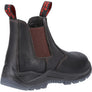 Hard Yakka Banjo Elastic Gusset Safety Dealer - Brown