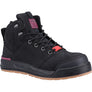 Hard Yakka Women's 3056 PR Side Zip Safety Boot - Black
