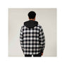 Hard Yakka Quilted Flannel Shacket - Grey