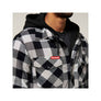 Hard Yakka Quilted Flannel Shacket - Grey