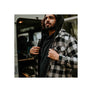 Hard Yakka Quilted Flannel Shacket - Grey