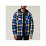Hard Yakka Quilted Flannel Shacket - Blue