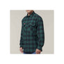 Hard Yakka Long Sleeve Check Flannel Shirt - Green