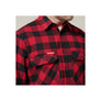 Hard Yakka Long Sleeve Check Flannel Shirt - Red