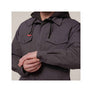 Hard Yakka Quilted Solid Shacket - Charcoal
