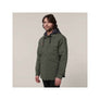 Hard Yakka Quilted Solid Shacket - Military Green