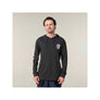 Hard Yakka Hooded Long Sleeve Tee - Charcoal