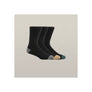 Hard Yakka Core Bamboo Rich Padded Crew Sock - 3 Pack - Multicoloured