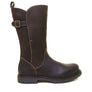 Wasserdichte Quebec-Stiefel mit Reißverschluss, mittelhoch, braun