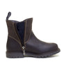 Quebec Waterproof Zip Up Ankle Boots - Brown