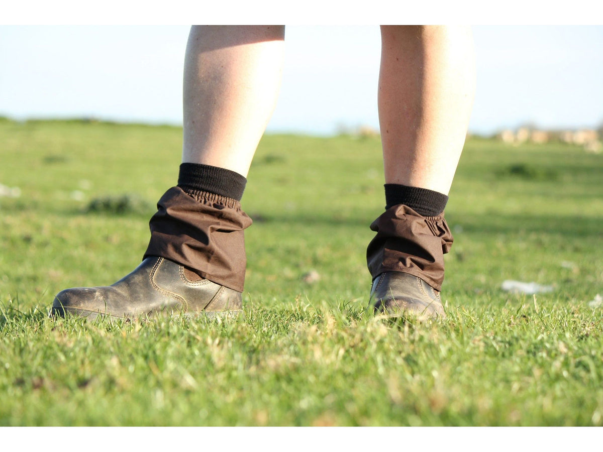 Original Aussie Made Oilskin Sox Saver Overboot / Sock Saver Gaiter